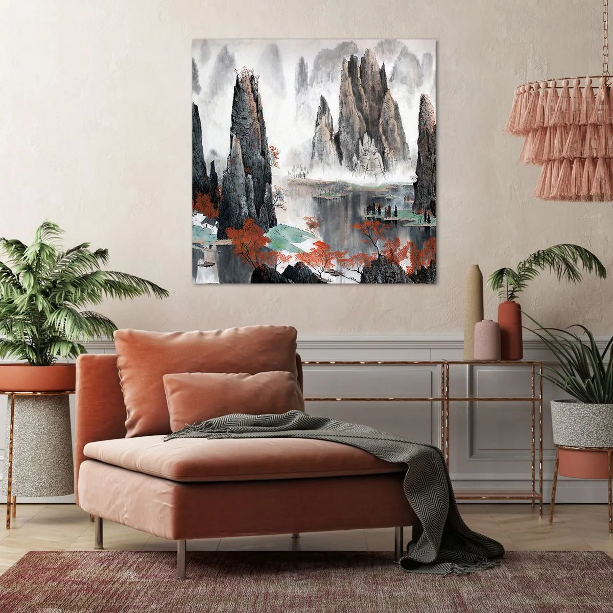 Bild auf Leinwand - Leinwandbild - Mächtige Wächter - 50x50 cm