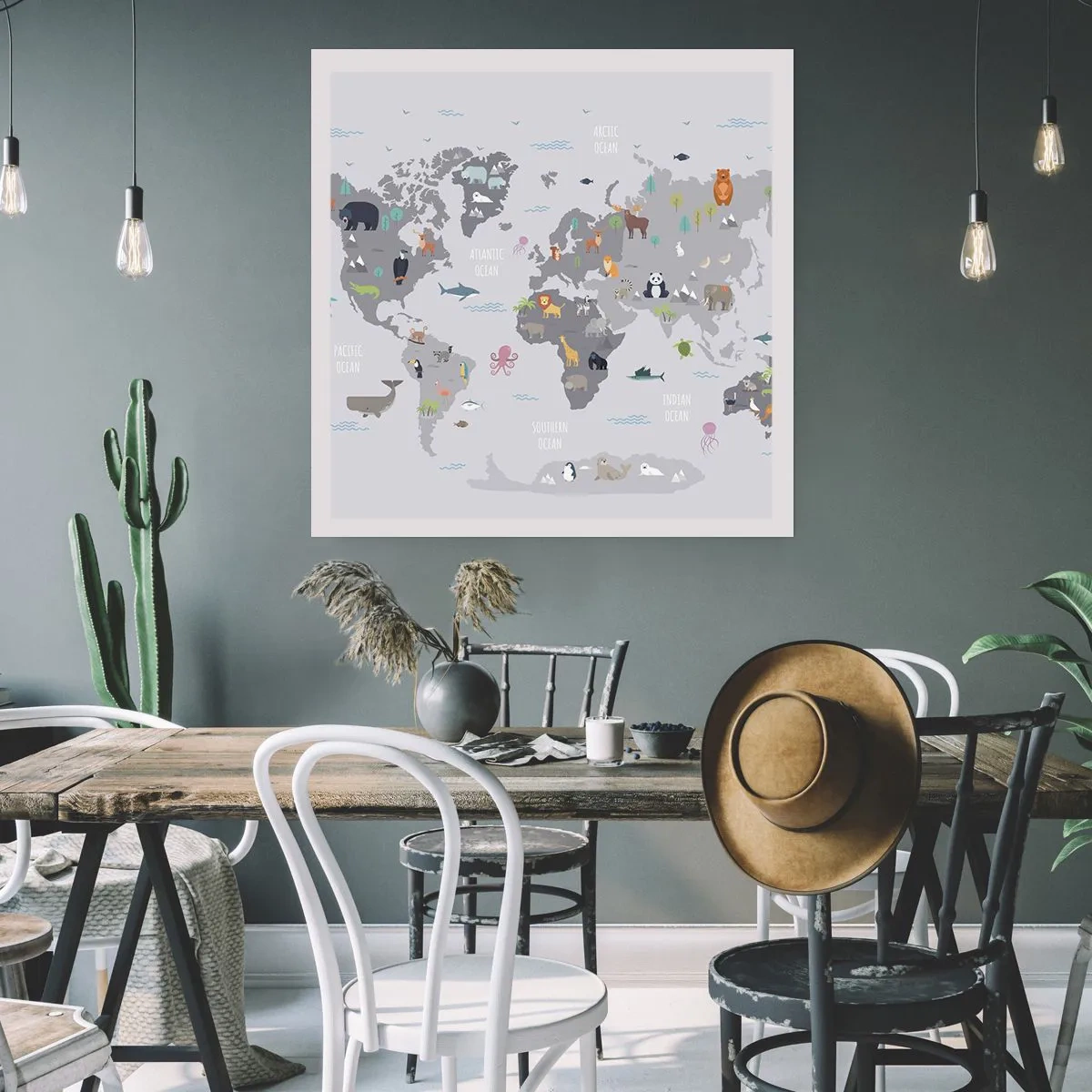 Poster - Sag mir wo du herkommst ... - 60x60 cm