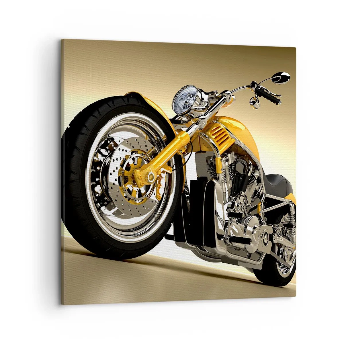 Bild auf Leinwand - Leinwandbild - Ein Traum von Kraft und Geschwindigkeit - 50x50 cm