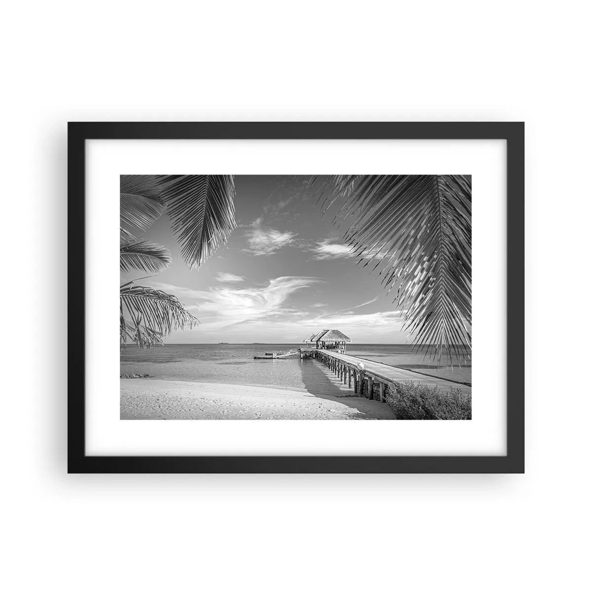 Poster in einem schwarzem Rahmen - Erinnerung oder Traum? - 40x30 cm