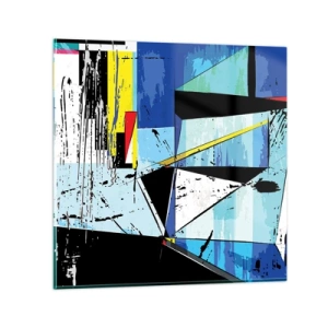 Glasbild - Bild auf glas - Betrachten Sie die Welt aus einem Blickwinkel ... - 50x50 cm