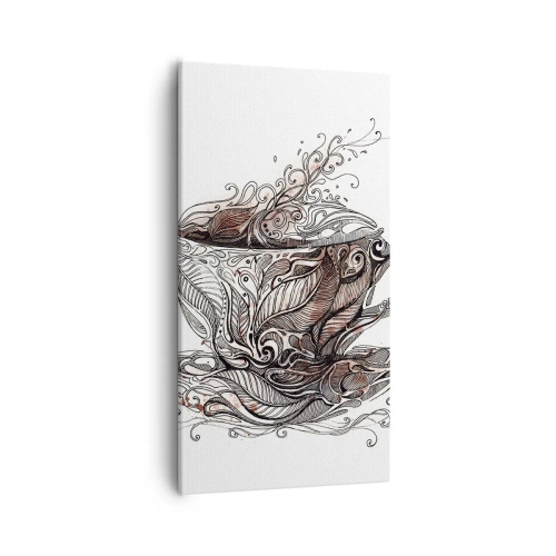 Bild auf Leinwand - Leinwandbild - Tee für alles - 55x100 cm