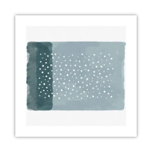 Poster - Auf Blau gewachsen - 40x40 cm