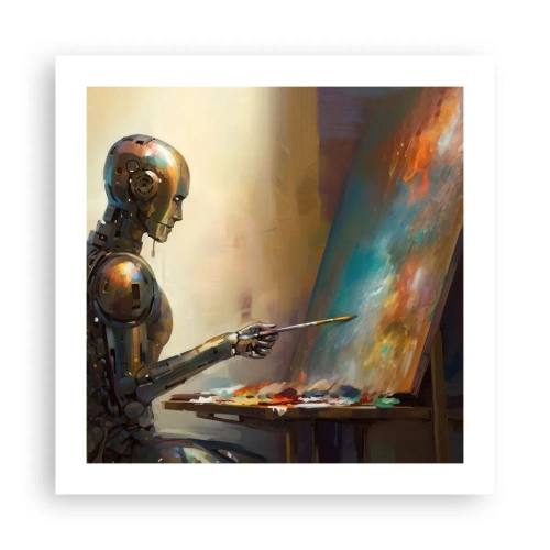 Poster - Die Kunst der Zukunft - 50x50 cm