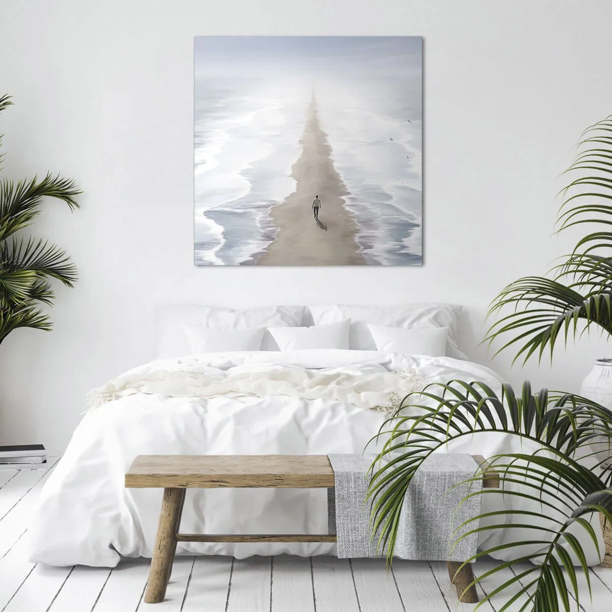 Bild auf Leinwand - Leinwandbild - Glänzende Zukunft - 70x70 cm