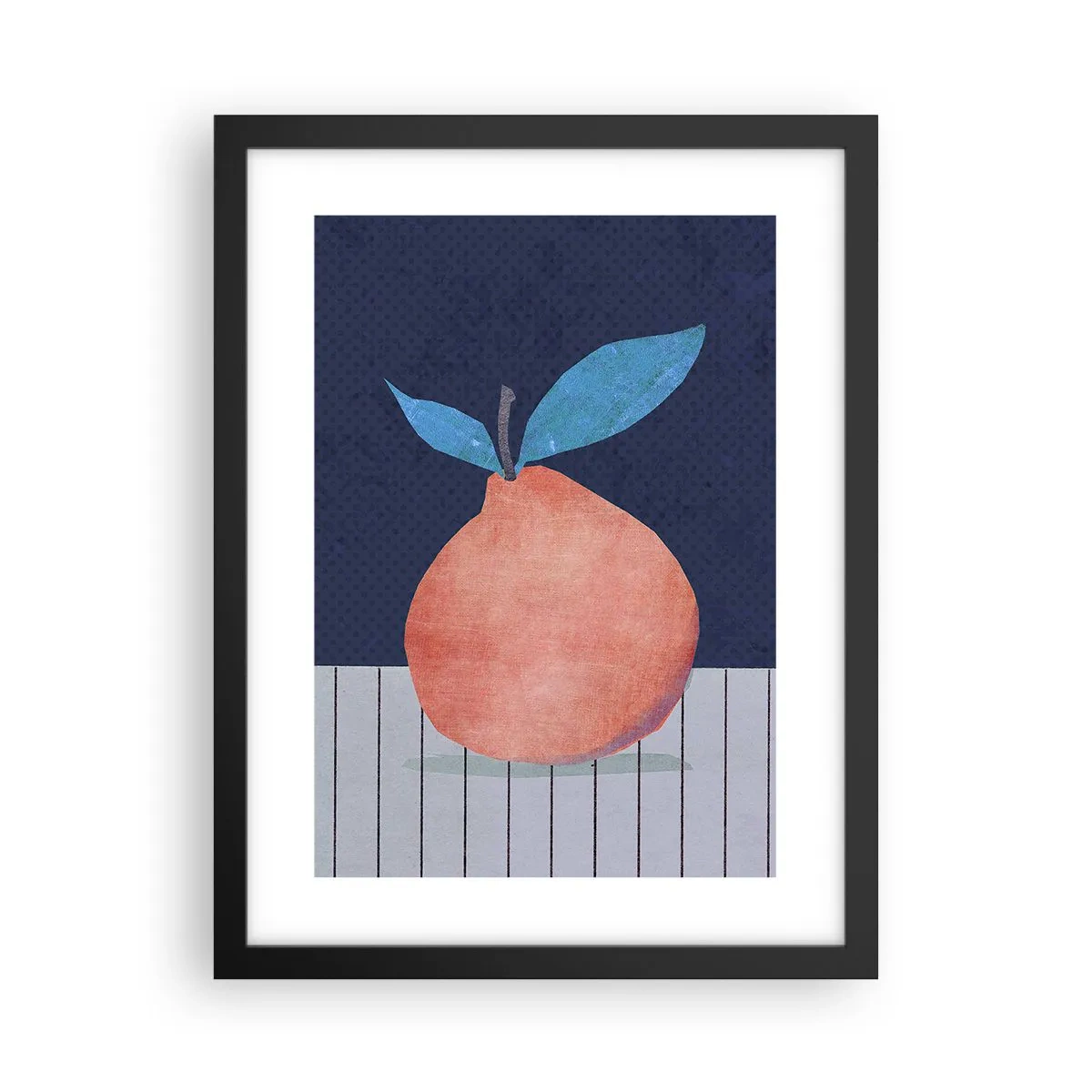 Poster in einem schwarzem Rahmen - Konvexität und Ebene - 30x40 cm