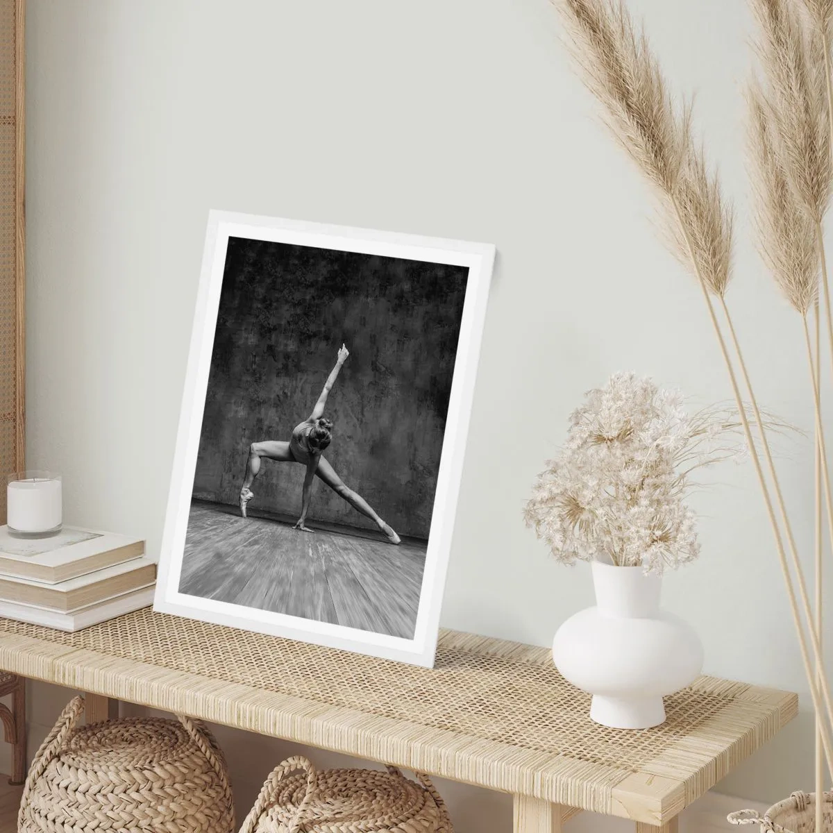 Poster in einem weißen Rahmen - Das Ideal des Gleichgewichts - 50x70 cm