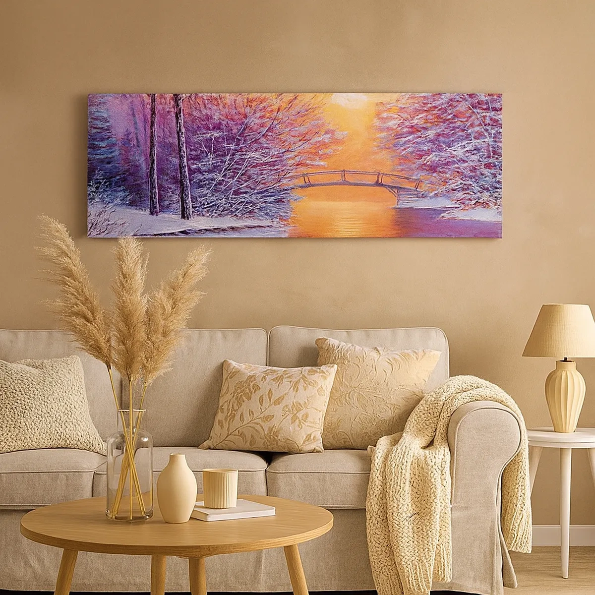 Bild auf Leinwand - Leinwandbild - Treffen wir uns hier - 30x30 cm