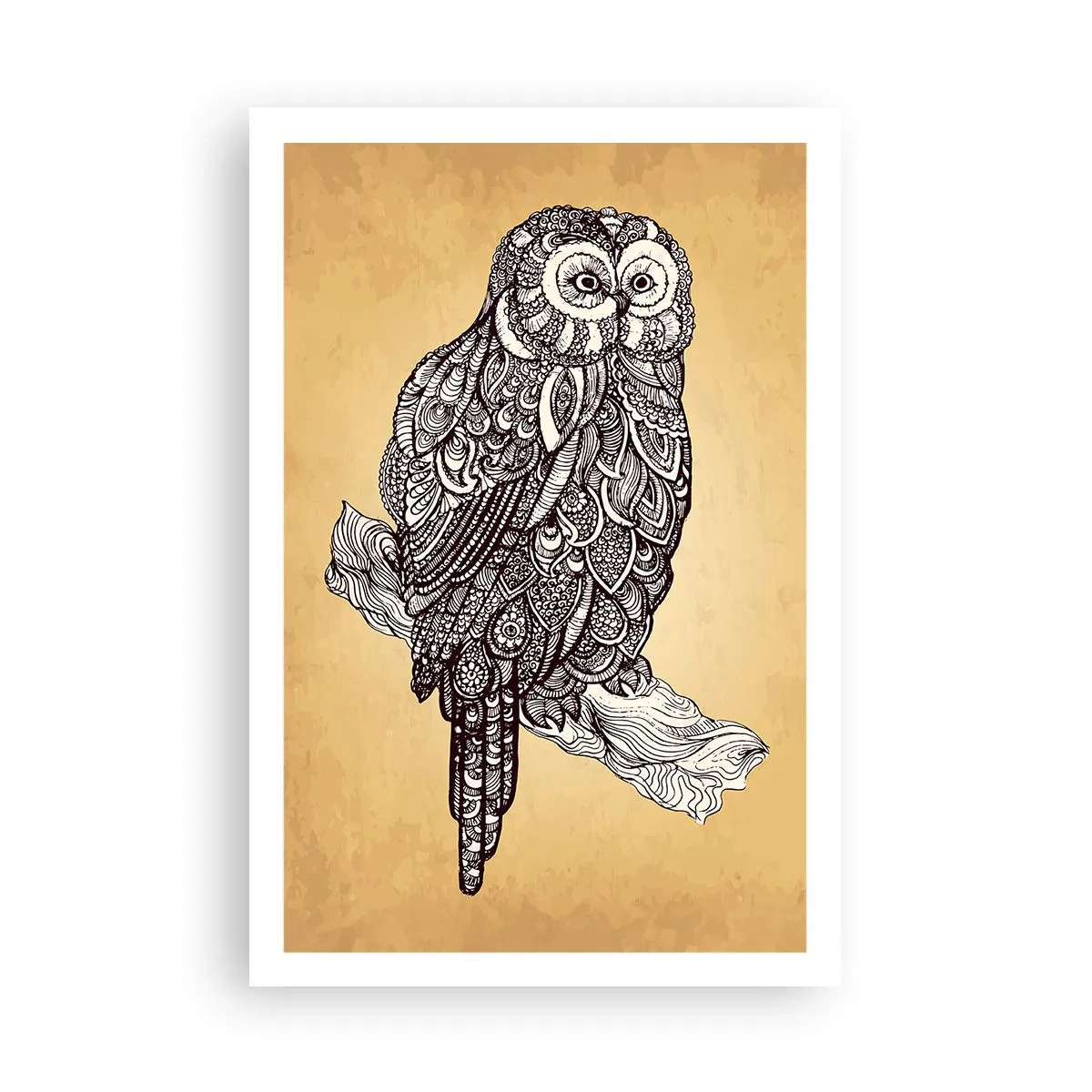 Poster - Kunstvolle Ornamente der Weisheit - 61x91 cm