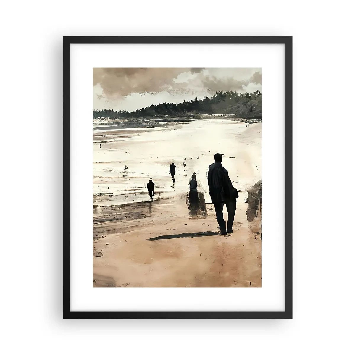 Poster in einem schwarzem Rahmen - Einberufen - 40x50 cm