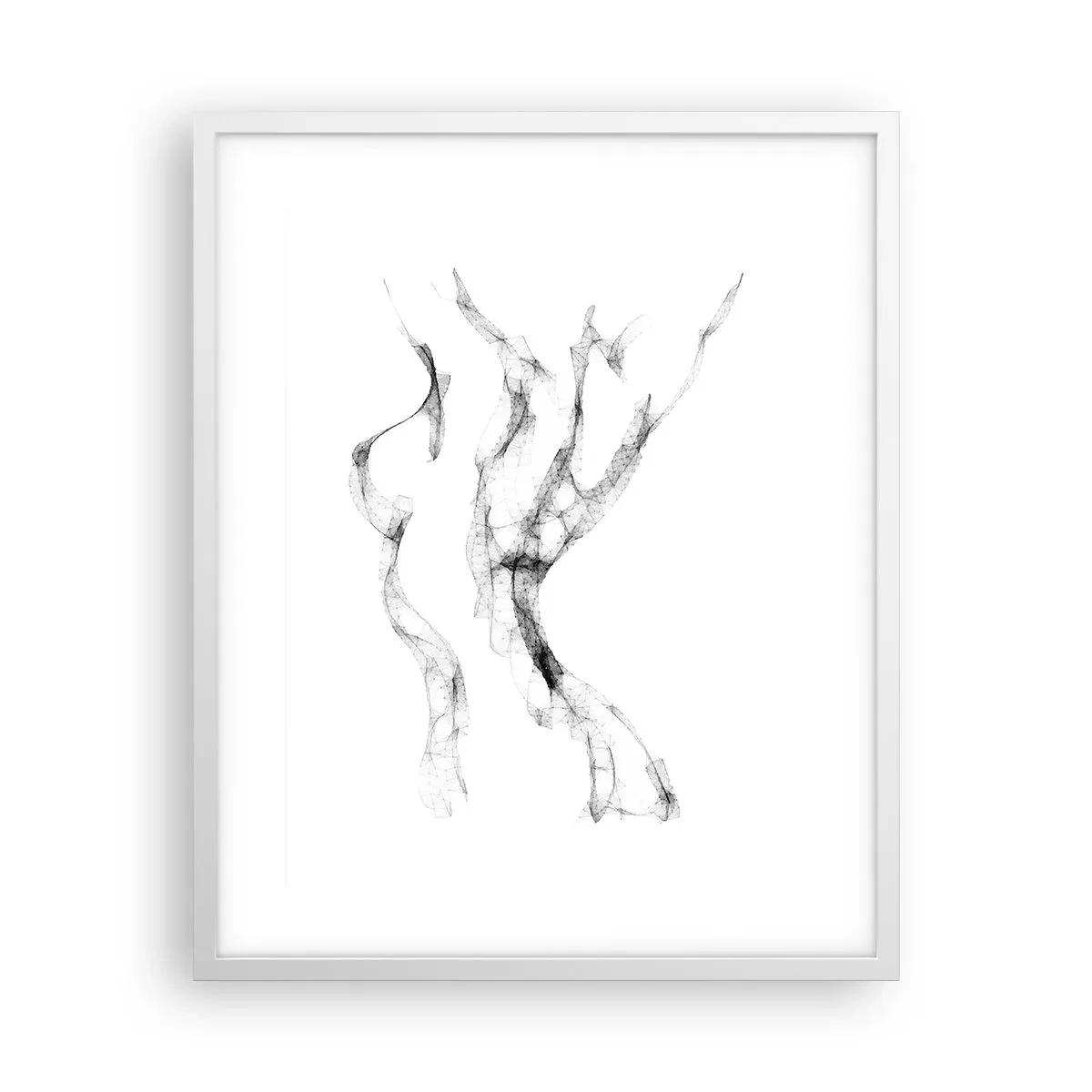 Poster in einem weißen Rahmen - Schön und stark - 40x50 cm