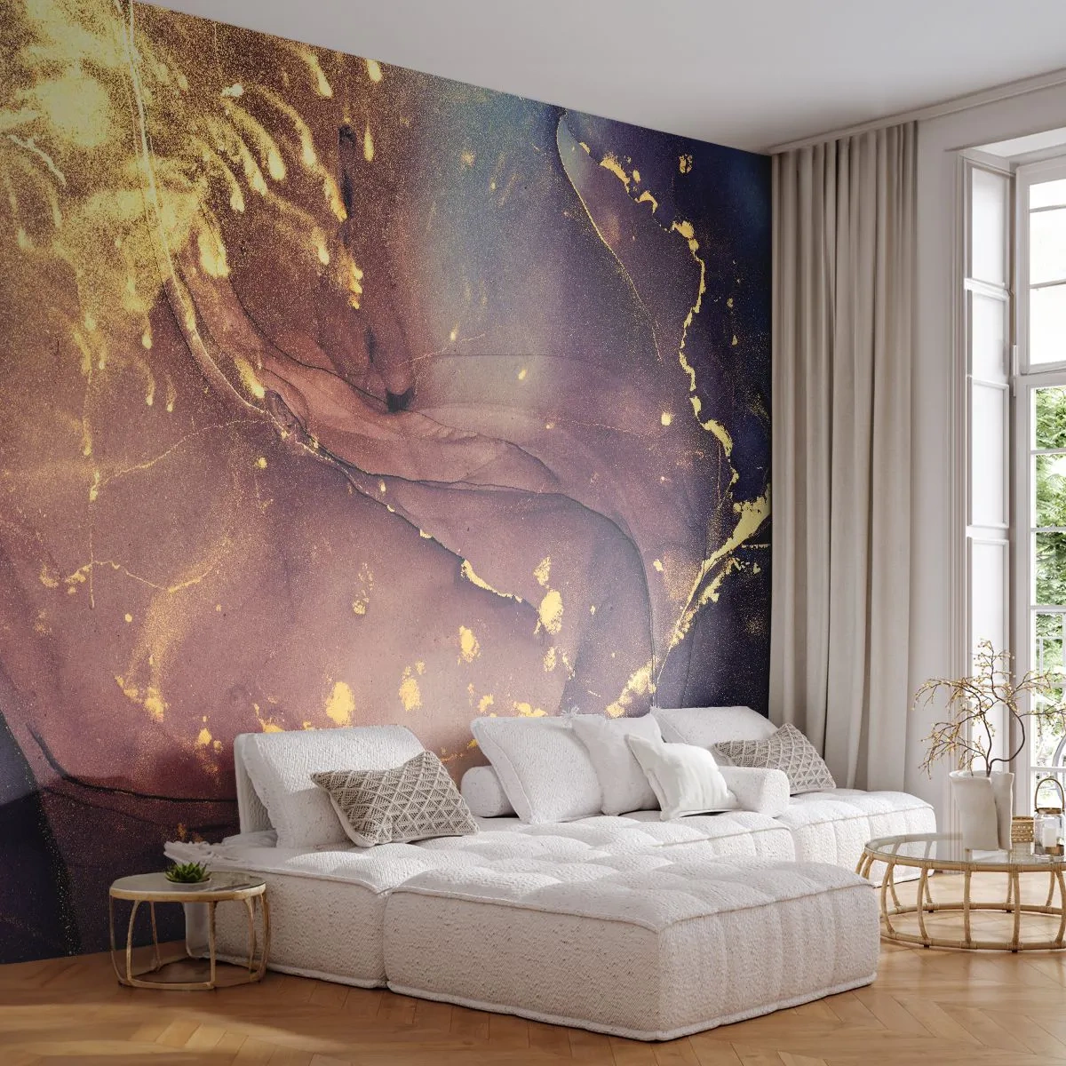 Fototapete Premium Canvas - Materie und Geist - Abstraktion, Stück, Modernes Muster - 250x175 cm