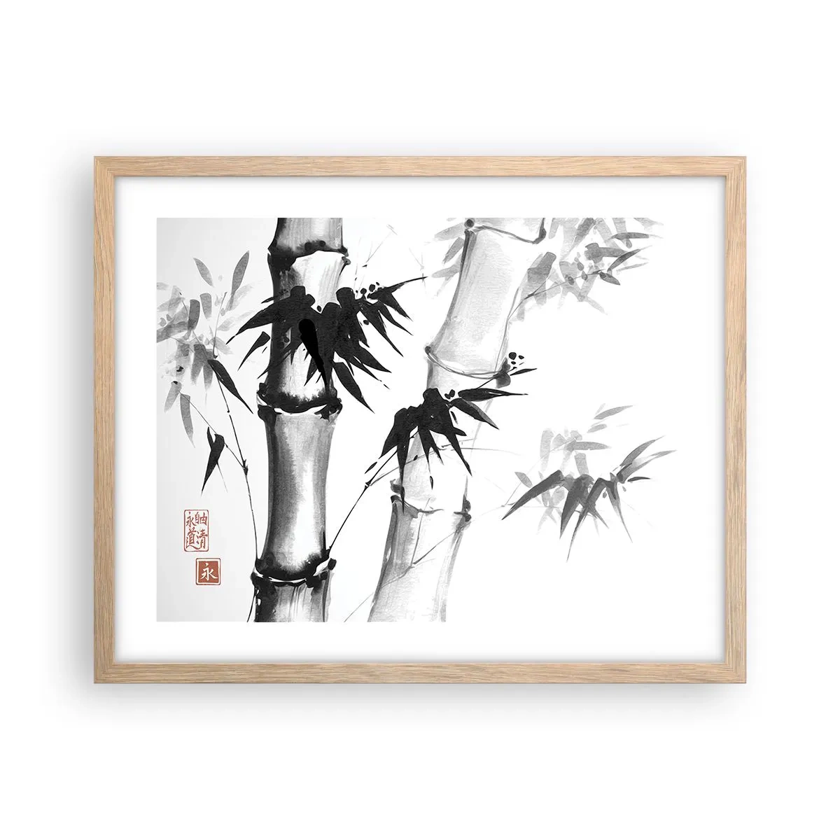 Poster in einem Rahmen aus heller Eiche - Dem Orient ganz nah - 50x40 cm