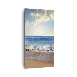 Bild auf Leinwand - Leinwandbild - Bewegung und Stille zugleich - 55x100 cm