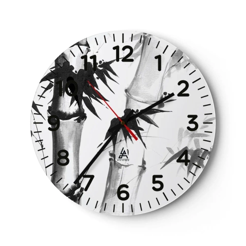 Wanduhr - Glasuhr - Dem Orient ganz nah - 30x30 cm