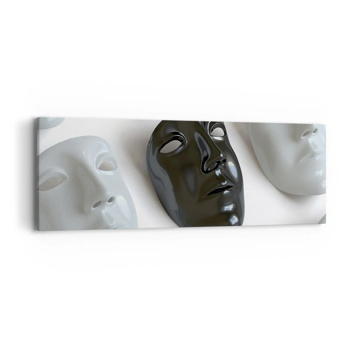 Bild auf Leinwand - Leinwandbild - Wie hebt man sich ab? - 90x30 cm