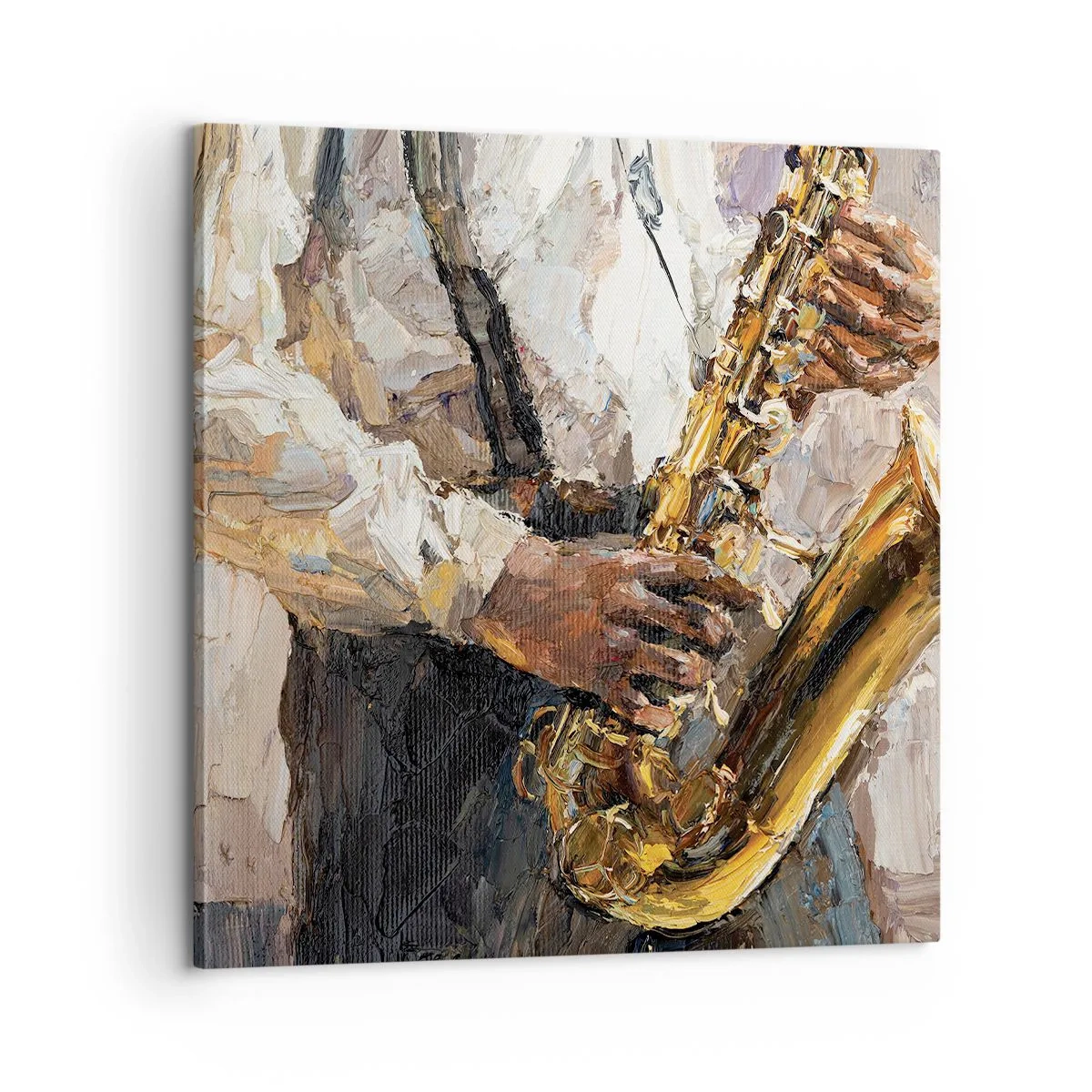 Bild auf Leinwand - Leinwandbild - Zeit fürs Solo - 60x60 cm