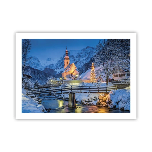 Poster - Weihnachtsgeist - 70x50 cm