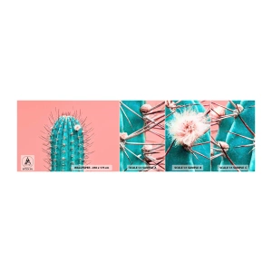 Fototapeten Muster Selbstklebend Deluxe Sticker - Schau einfach hin - Kaktus, Pastell, Minimalismus - 100x30 cm