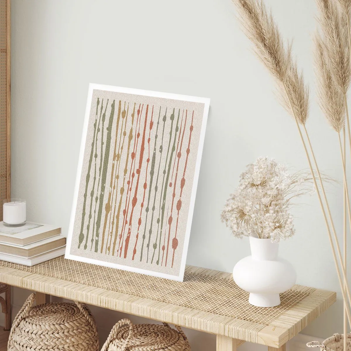 Poster - Musikalische Notation von Farben - 70x100 cm