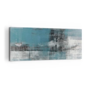 Bild auf Leinwand - Leinwandbild - Wasser und Luft - 100x40 cm