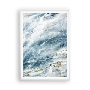 Poster in einem weißen Rahmen - Eiswelt - 70x100 cm