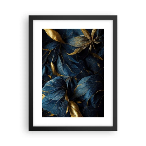 Poster in einem schwarzem Rahmen - Mit Gold gefüttert - 30x40 cm