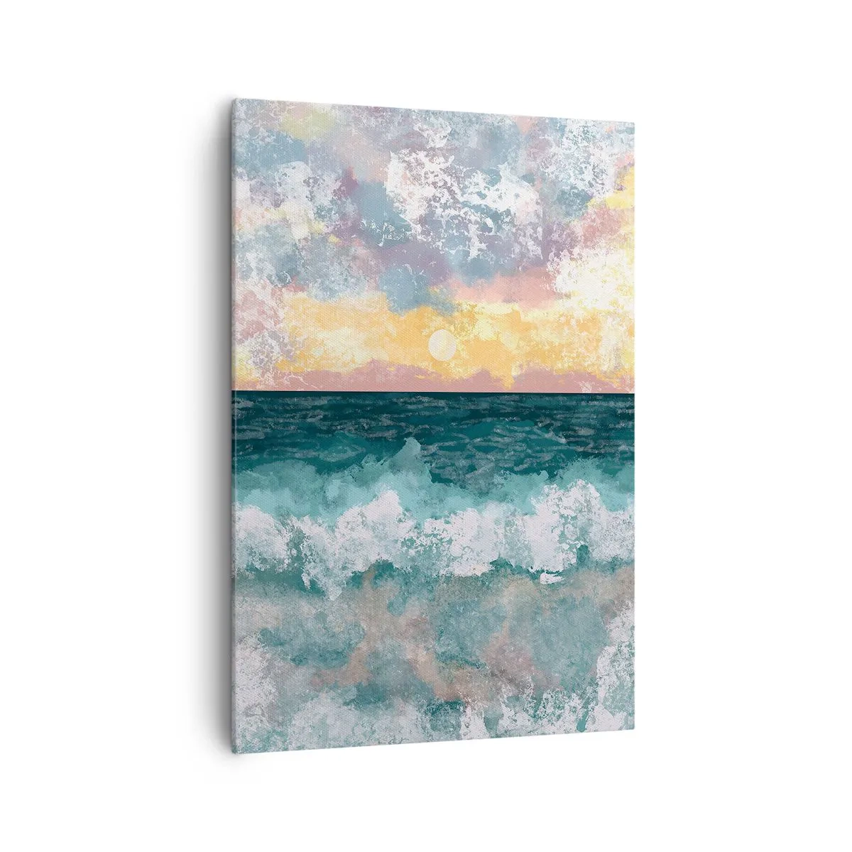 Bild auf Leinwand - Leinwandbild - Wasser, Licht, Luft - 70x100 cm