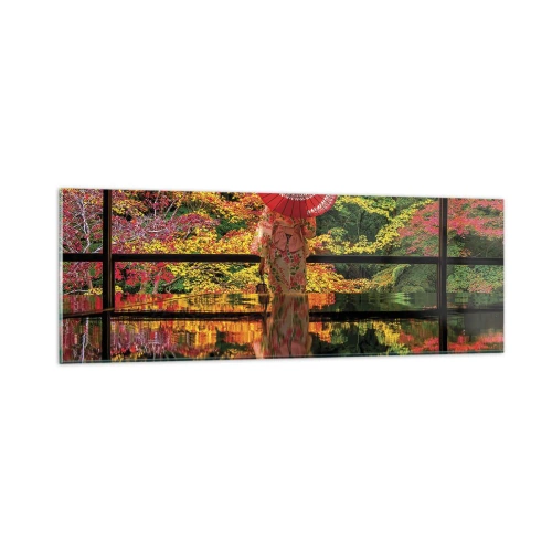 Glasbild - Bild auf glas - Im Tempel der Natur - 90x30 cm
