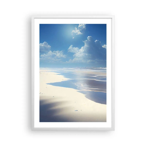 Poster in einem weißen Rahmen - Paradiesischer Urlaub - 50x70 cm