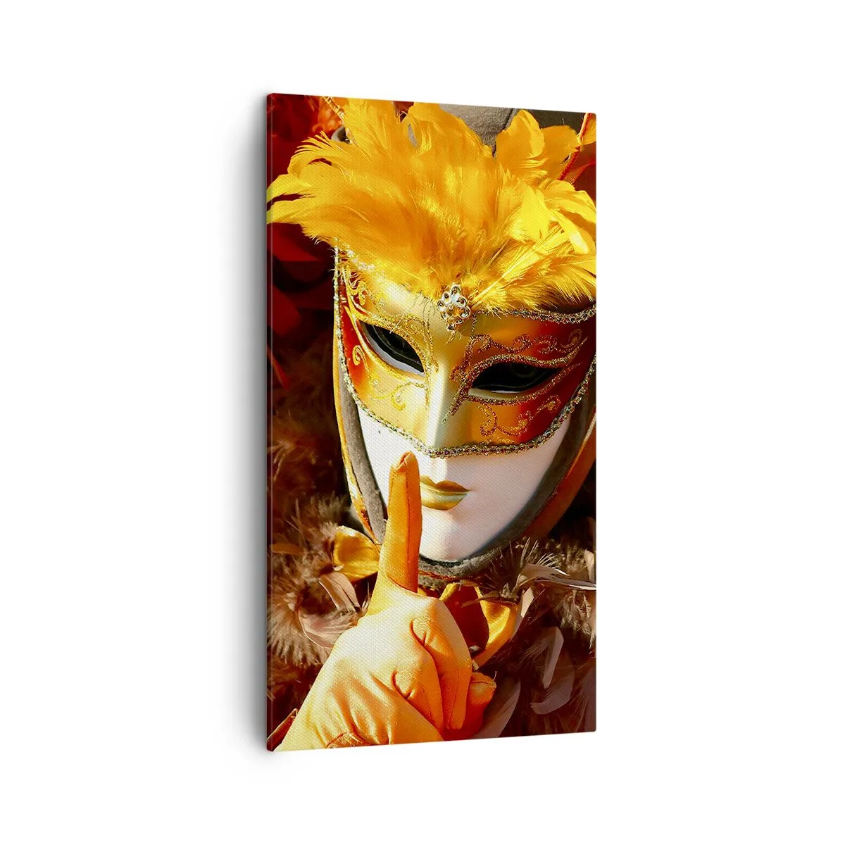 Bild auf Leinwand - Leinwandbild - Geheimnis ist Teil des Spiels - 45x80 cm