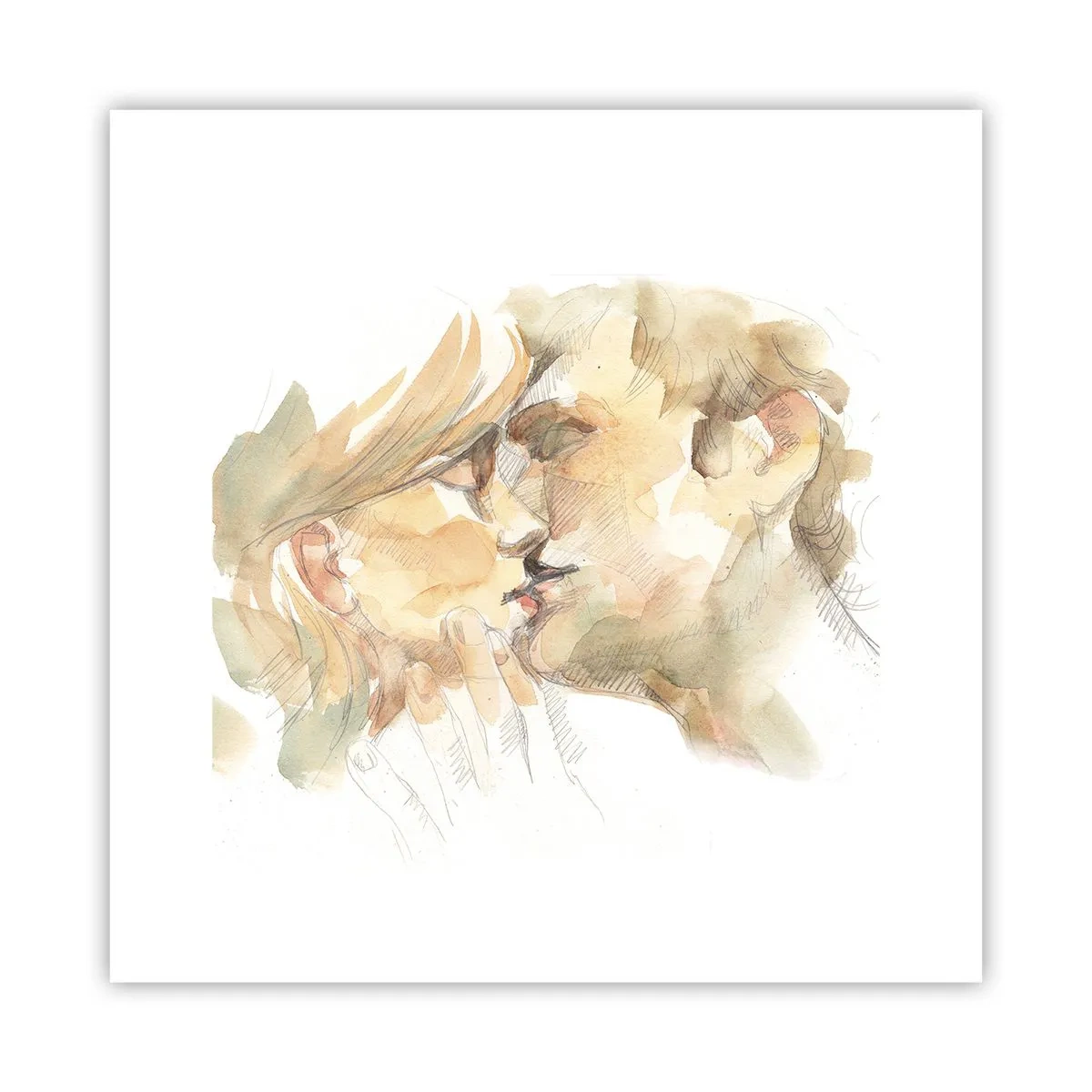 Poster - Hälfte gefunden? - 30x30 cm