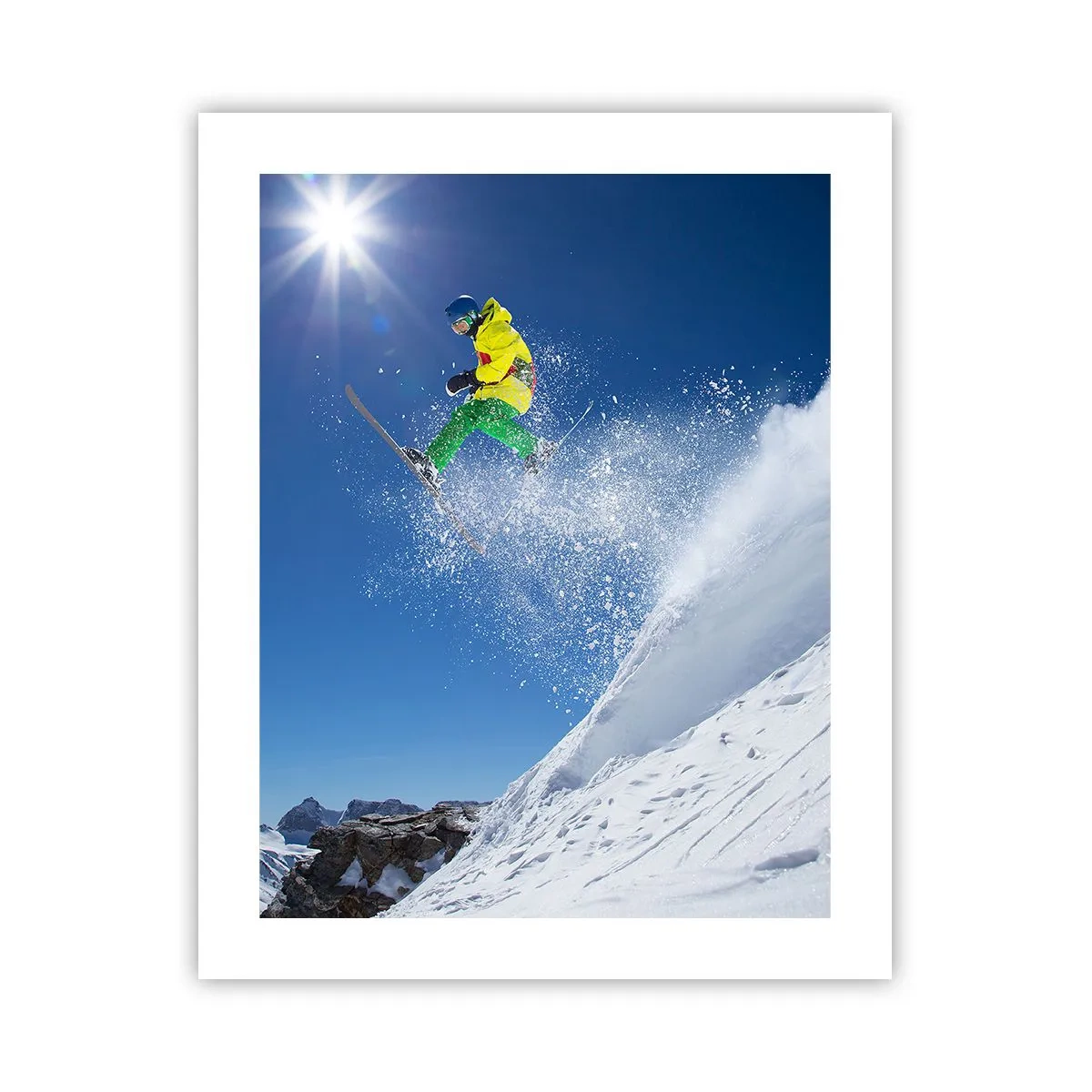 Poster - Tanzen mit den Bergen - 40x50 cm