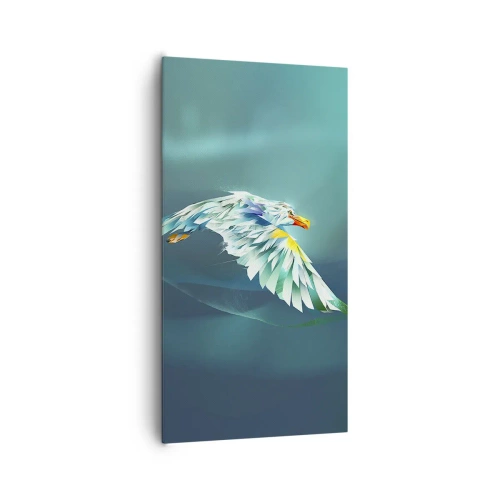 Bild auf Leinwand - Leinwandbild - Der Adler deiner Flüge ist die Kraft - 65x120 cm