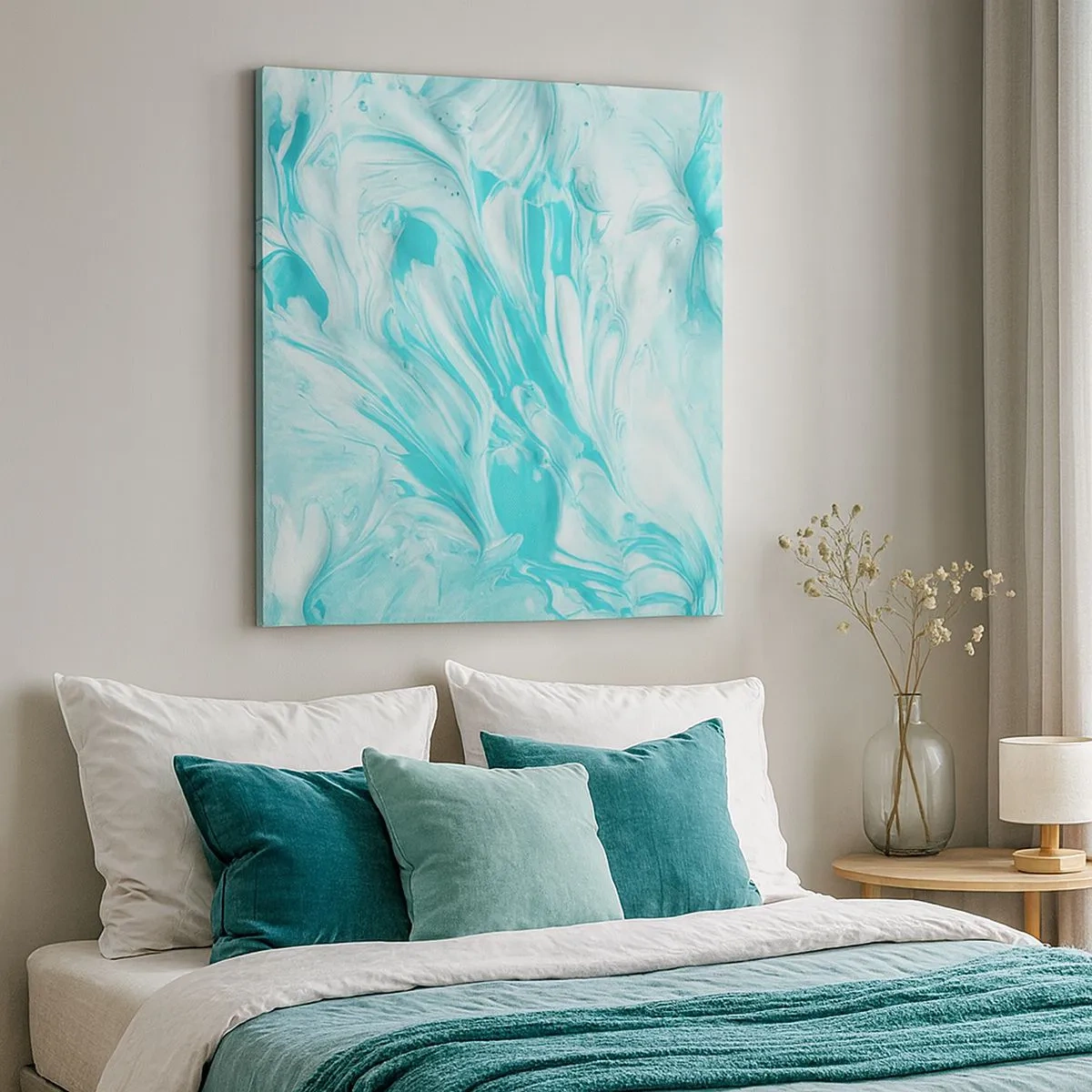 Bild auf Leinwand - Leinwandbild - Für immer zusammen - 30x30 cm