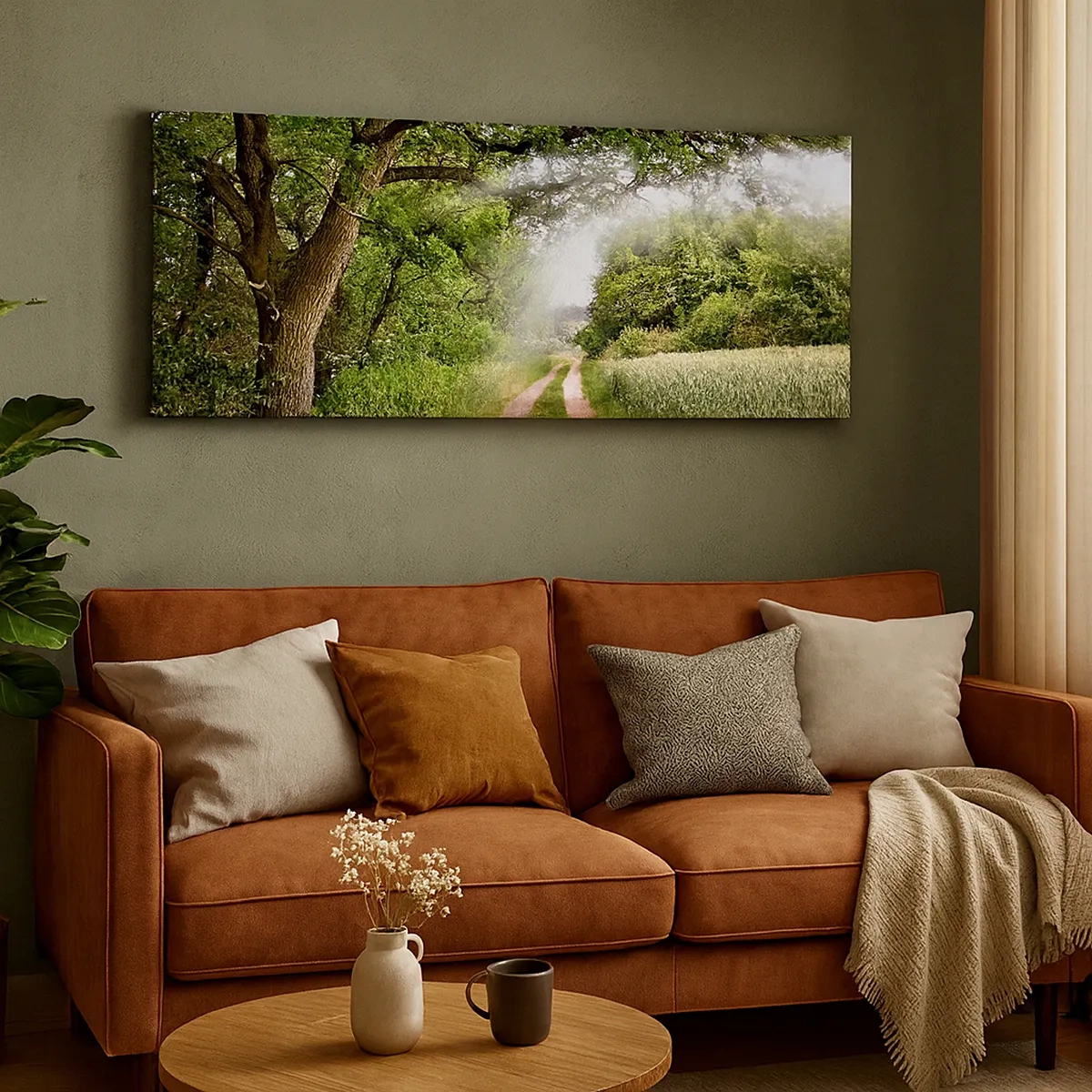 Bild auf Leinwand - Leinwandbild - Et in Arcadia ego - 30x30 cm