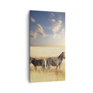 Bild auf Leinwand - Leinwandbild - Geh weg, sei nicht in Frieden - 55x100 cm