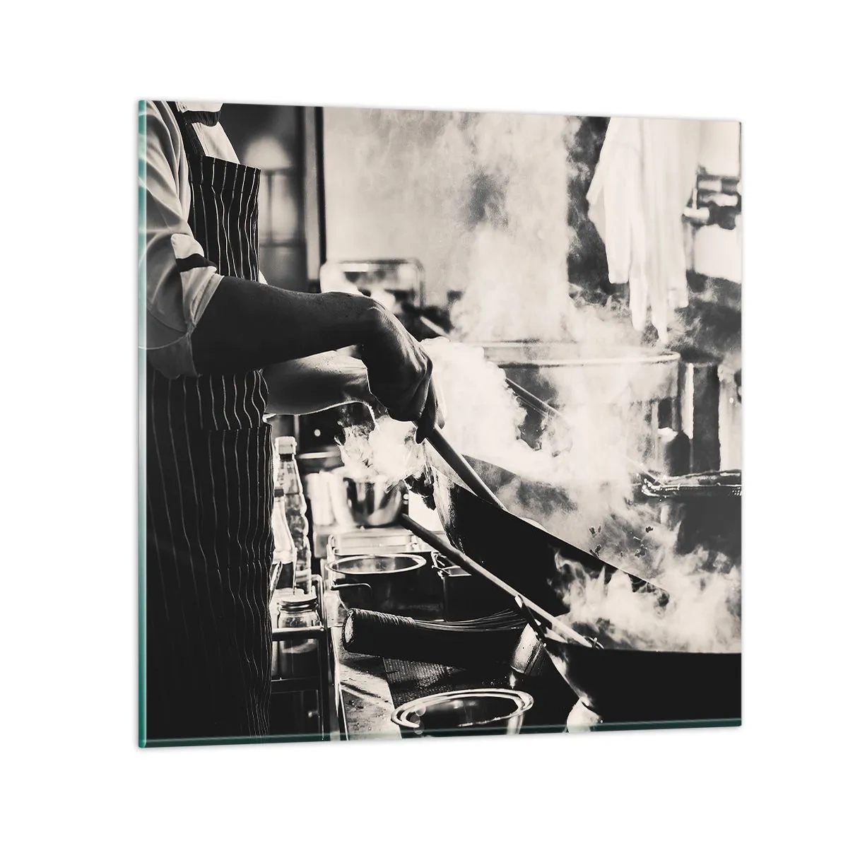 Glasbild - Bild auf glas - Alchemie der Aromen - 50x50 cm