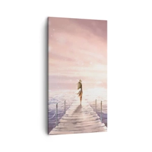 Bild auf Leinwand - Leinwandbild - Im Licht eines Traums - 45x80 cm