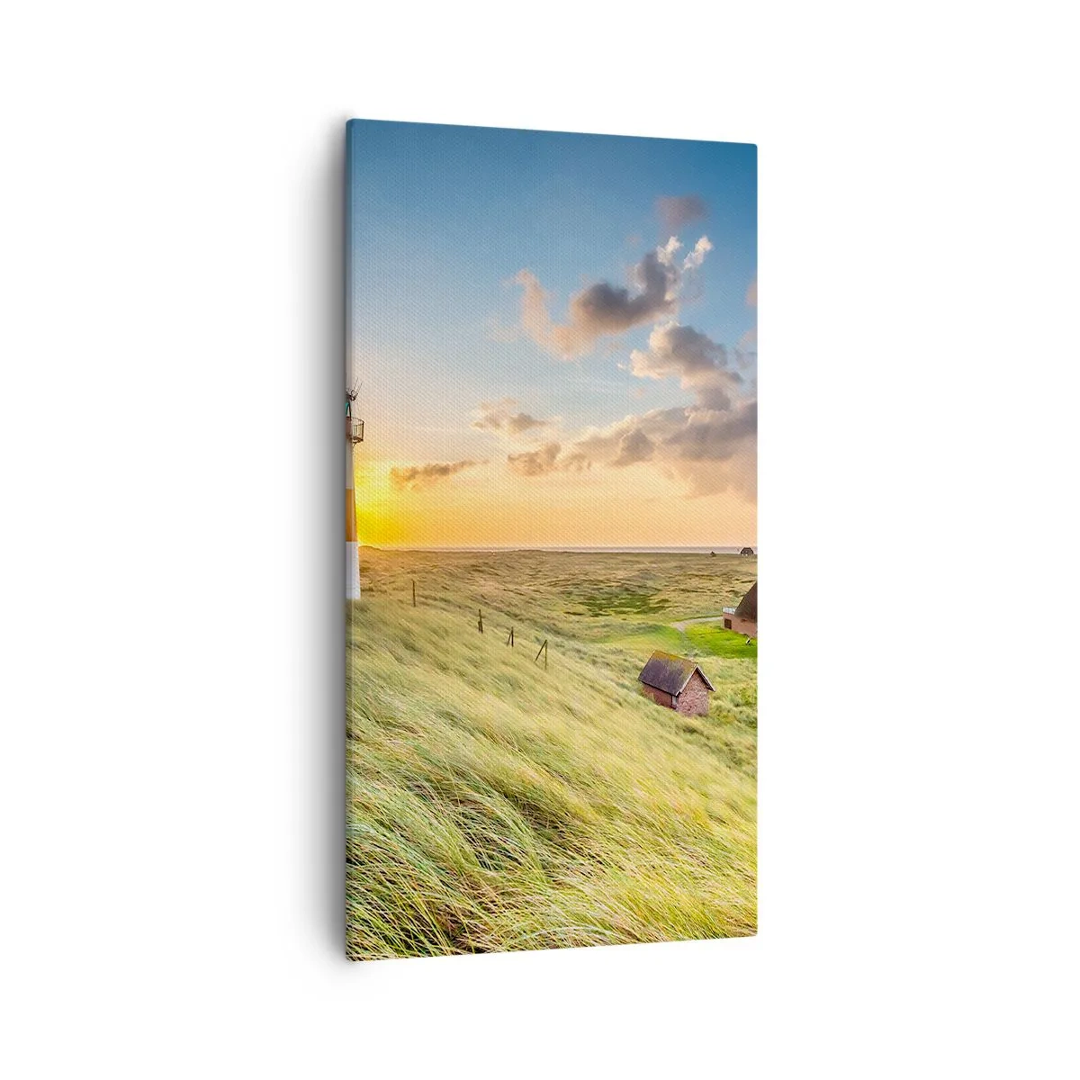 Bild auf Leinwand - Leinwandbild - Zwischen den Wellen - 55x100 cm