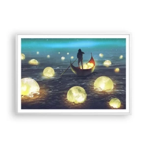 Poster in einem weißen Rahmen - Dinge, von denen Philosophen nie geträumt haben - 100x70 cm