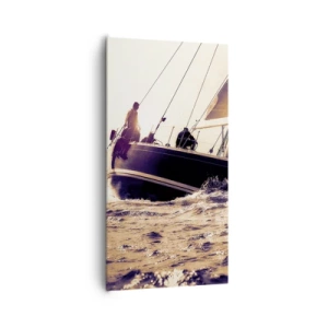 Bild auf Leinwand - Leinwandbild - Segle, Seemann - 65x120 cm