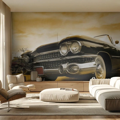 Selbstklebende Fototapete Deluxe Sticker - Klassiker vergehen nie - Auto, Automobil, Retro - 150x105 cm