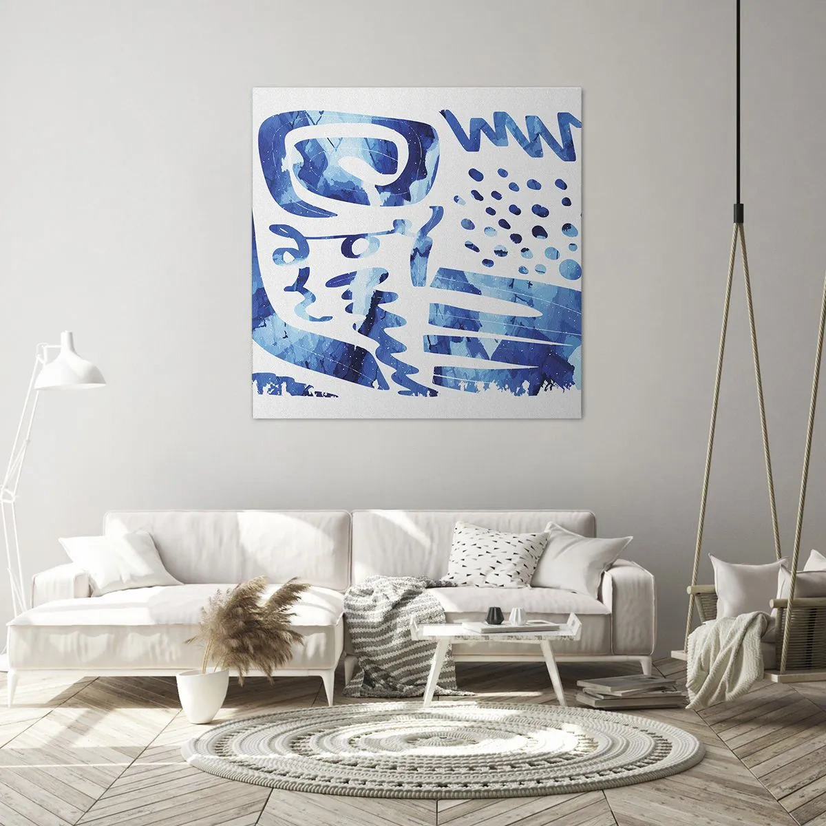 Bild auf Leinwand - Leinwandbild - Zurück zu den Wurzeln - 50x50 cm