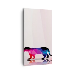 Bild auf Leinwand - Leinwandbild - Diment Panther - 55x100 cm