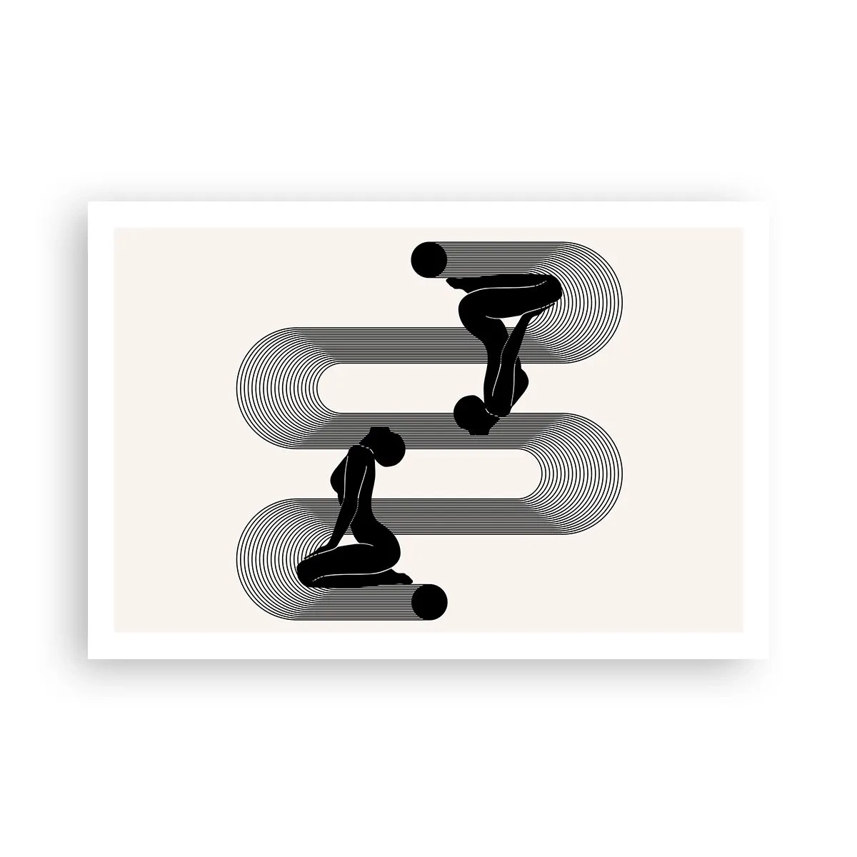 Poster - Sinnliche Symmetrie - 91x61 cm