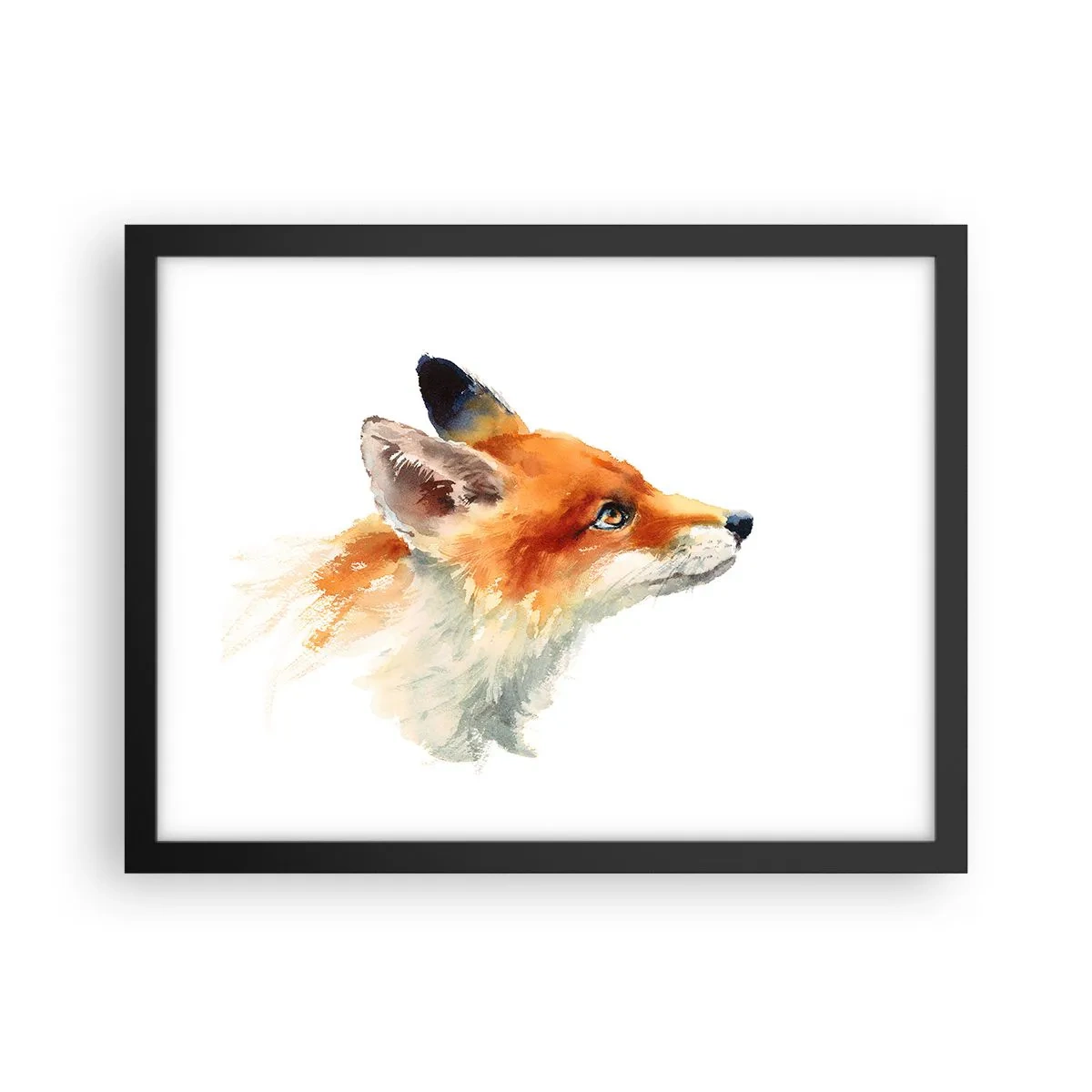 Poster in einem schwarzem Rahmen - Man kann nie vorsichtig genug sein - 40x30 cm