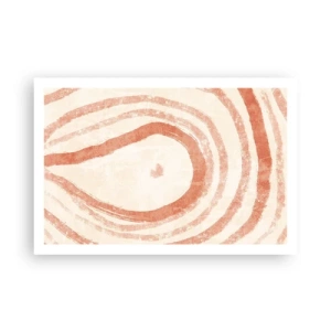 Poster - Korallenkreise – Komposition - 91x61 cm