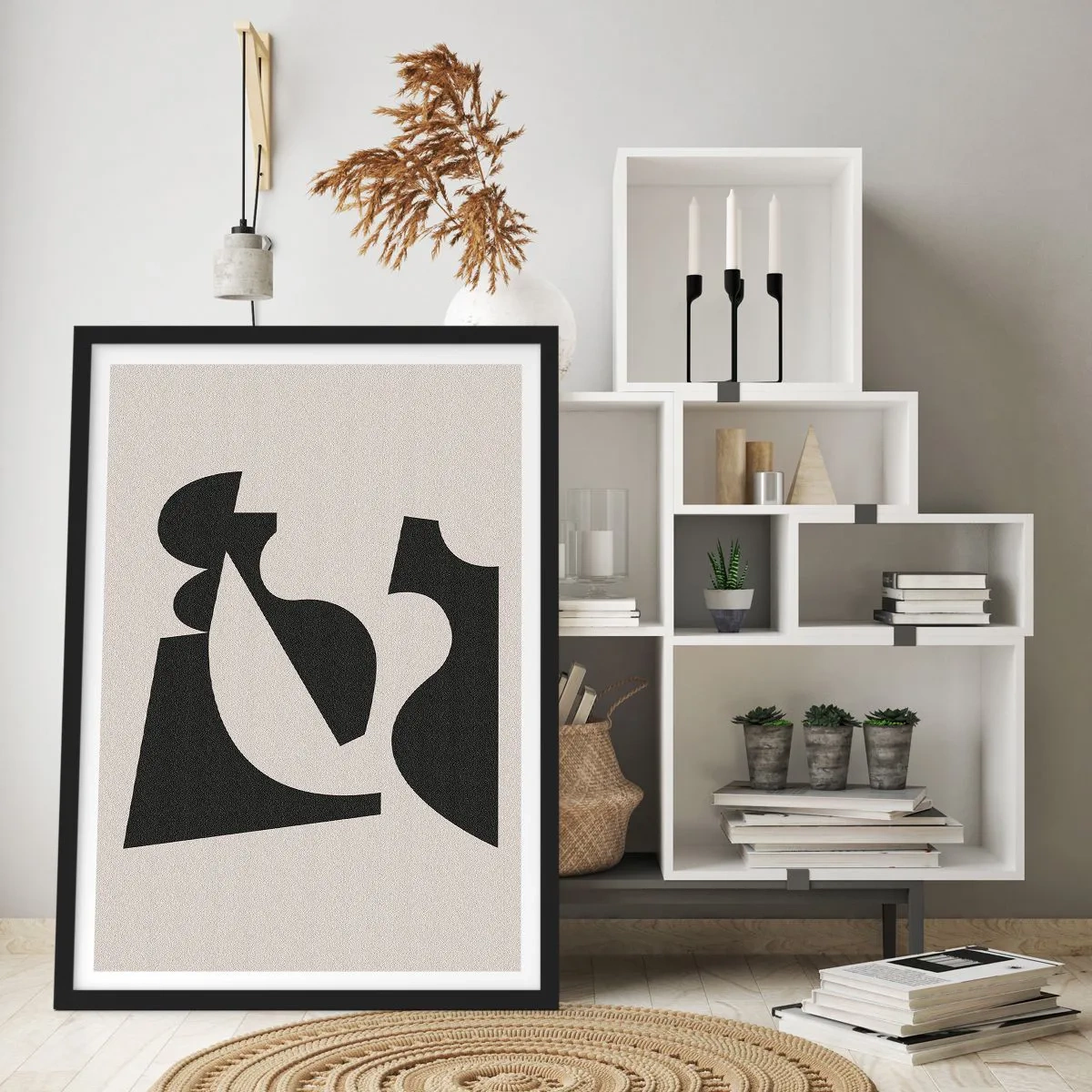 Poster in einem schwarzem Rahmen - Zum Selbstbauen - 40x50 cm