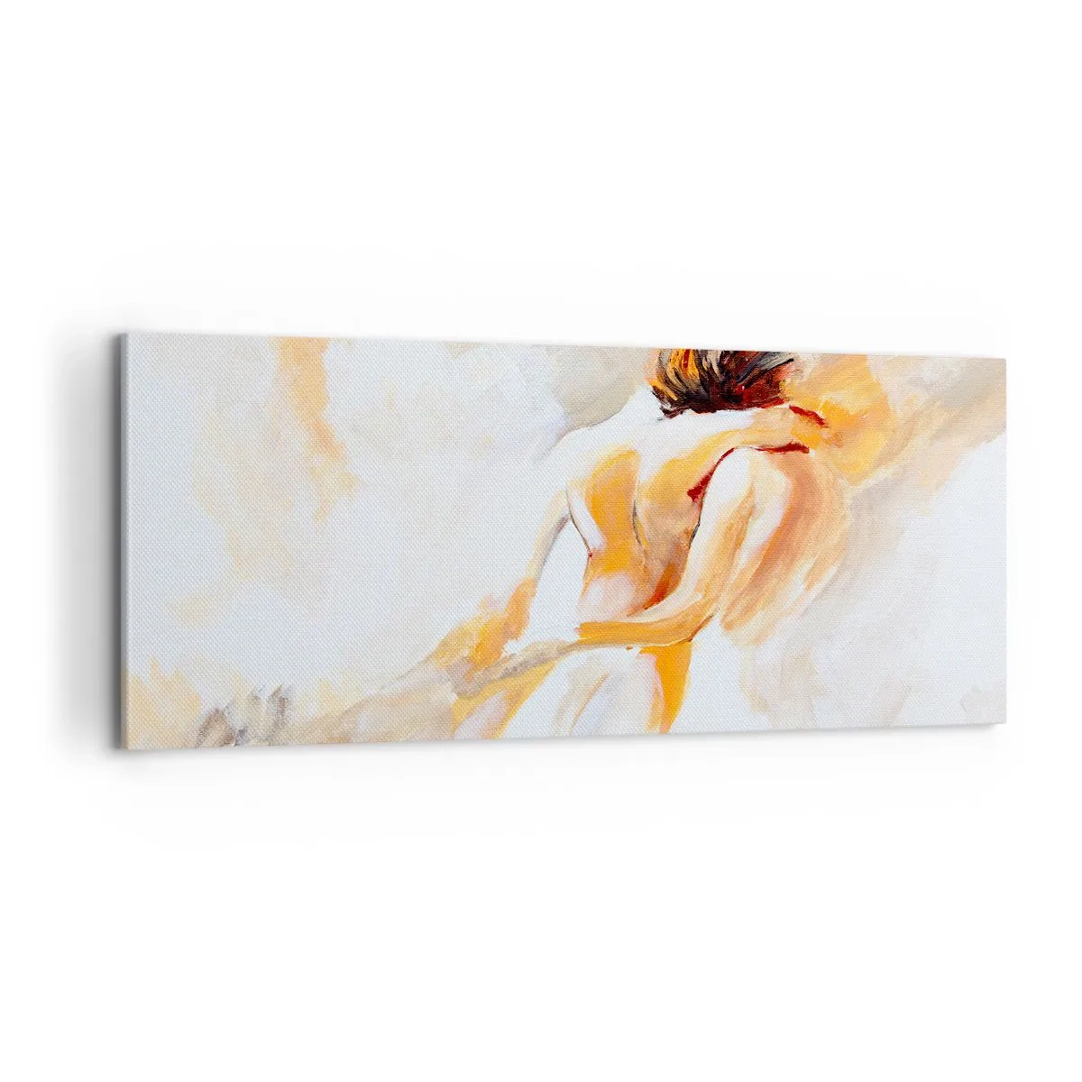 Bild auf Leinwand - Leinwandbild - Am Himmel der Nähe - 100x40 cm